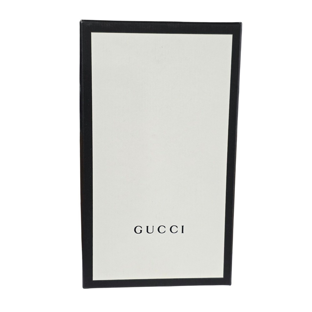 Gucci Wallet Box OS White Black Excellent Luxury Replacement Storage Packaging